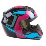 Casco Ls2 FF352 Light Negro-Rosa-Celest