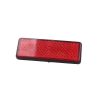 Reflectante Rectangular Rojo (trasero)