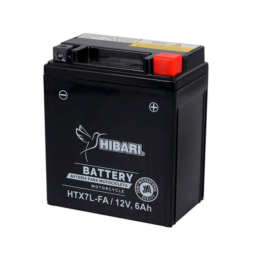 Batería 12V YTX7L-BS Hibari (HTX7L-FA) Sellada